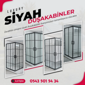 Siyah Duşakabin Duşakabin Modelleri